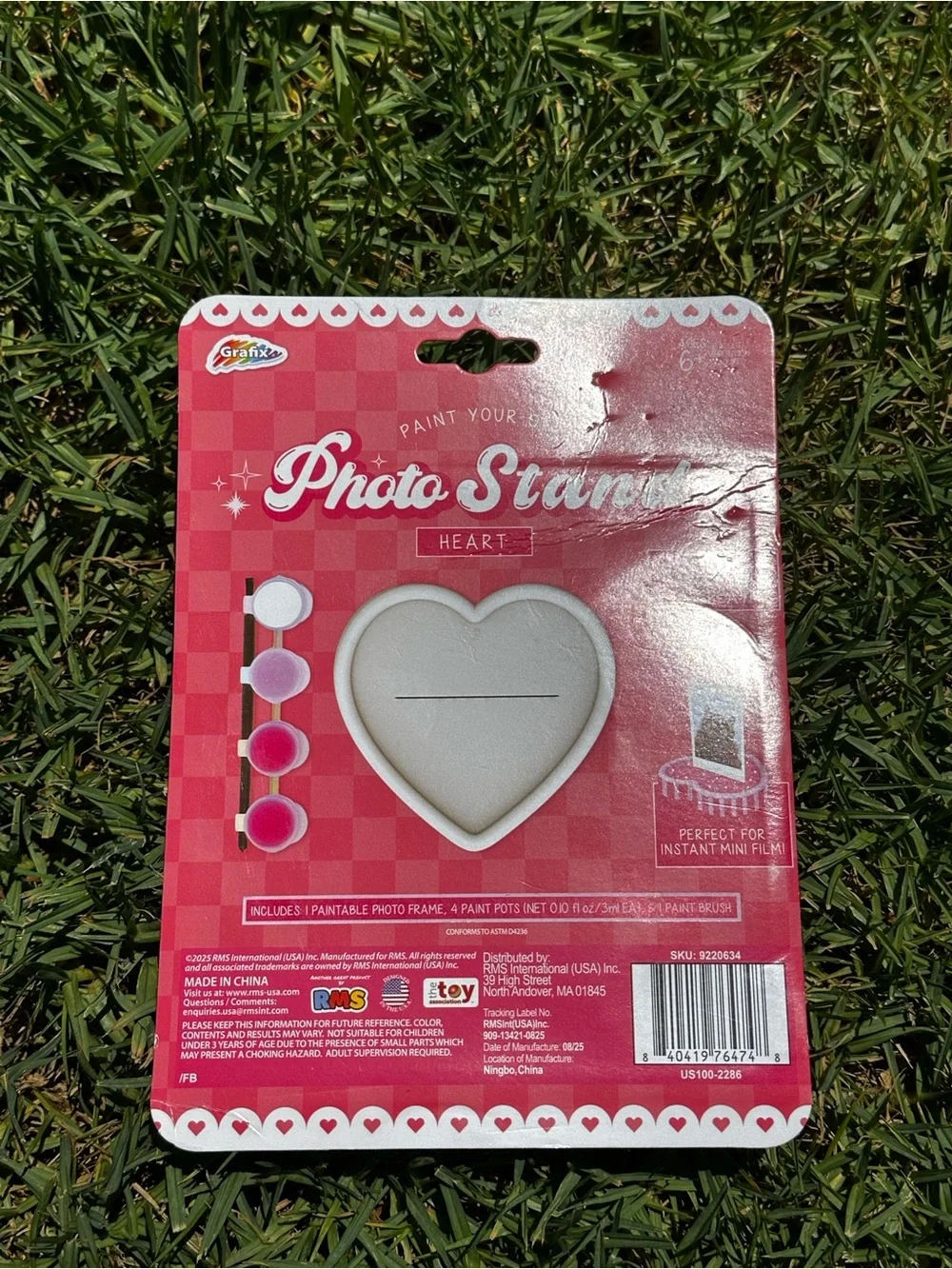 Heart Photo Stand Paintable